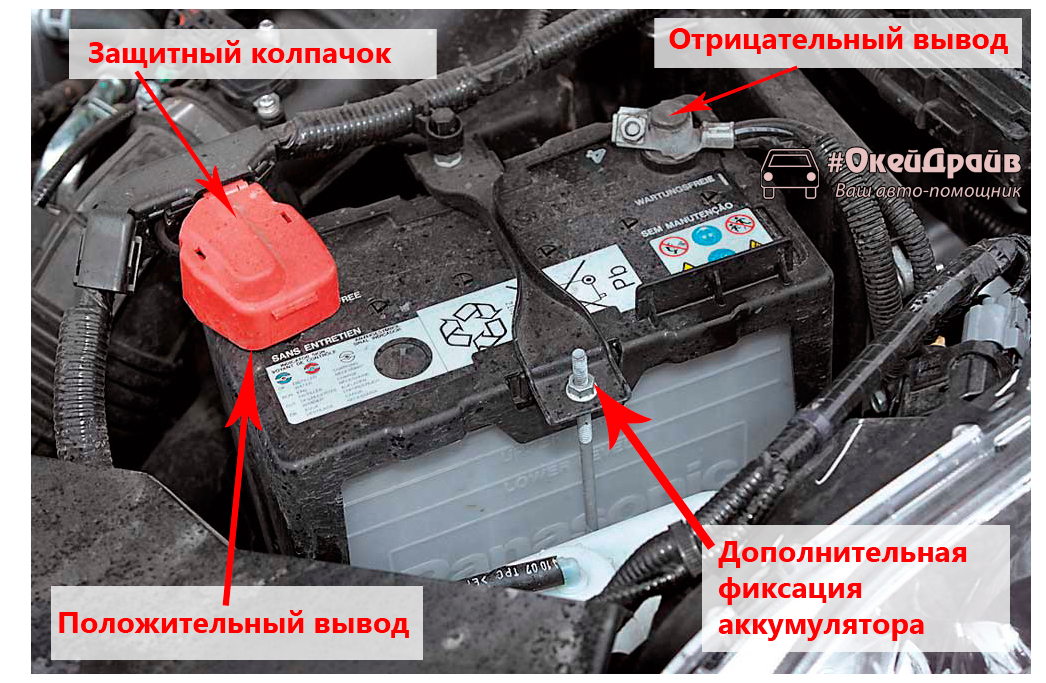 Как снять аккумулятор с автомобиля - инструкция