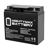 Mighty Max Battery ML18-12 - 12V 18AH CB19-12 SLA AGM Rechargeable Deep Cycle Replacement Battery Brand Product