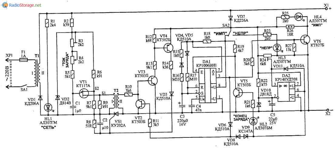 F3nk80z блок зарядное устройство схема