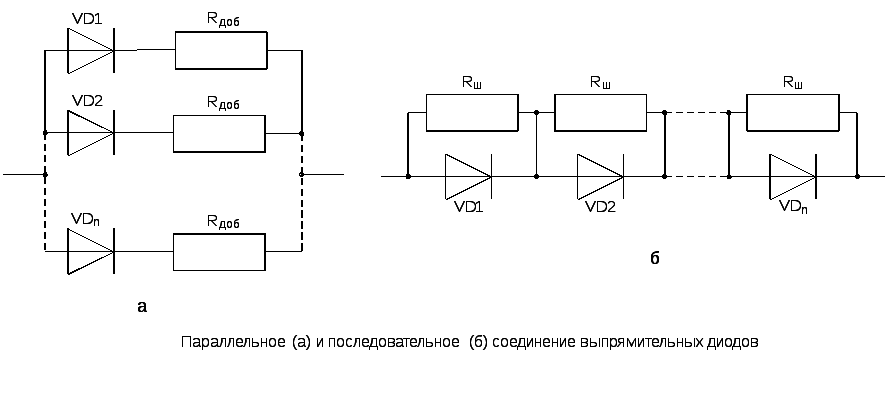 Выбор диодов для выпрямительных схем